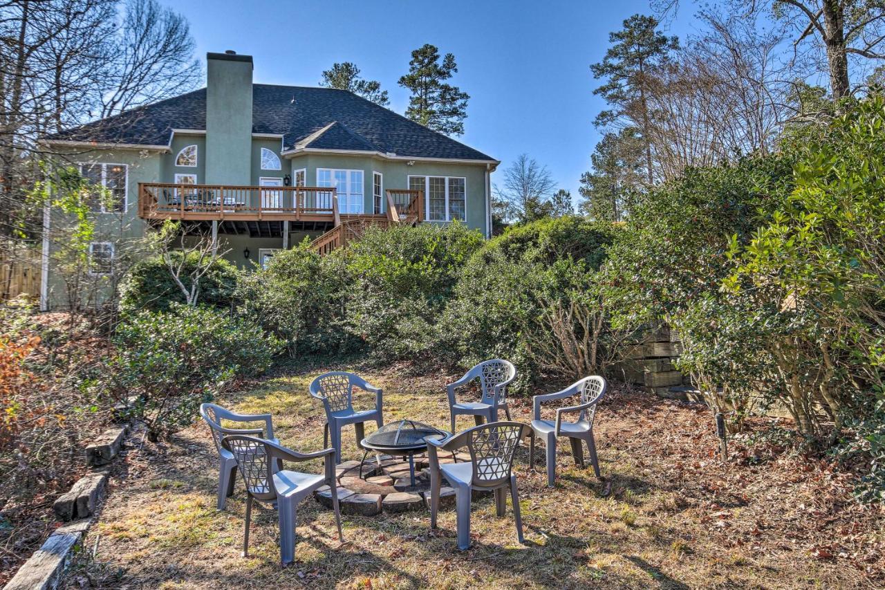 Luxe Lake House With Pool And Dock On Deep Water Cove! Appling Zewnętrze zdjęcie